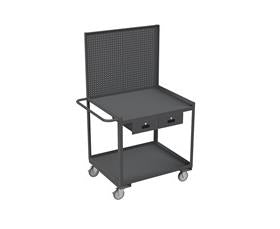 Shelf Carts/Workstations With Panels-HRSC30362PB2DR95