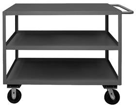 2 / 3 / 4 / 5 Shelf Stock Carts-HRSC304833KTLD95