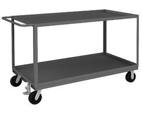 2 Shelf Stock Trucks With Floor Lock-HRSC306022.4KALUFL95