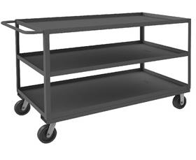 2 / 3 / 4 / 5 Shelf Stock Carts-HRSC306033KTLD95