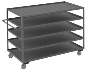 2 / 3 / 4 / 5 Shelf Stock Carts-HRSC3672595