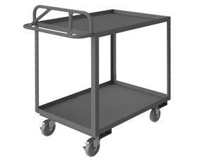 Rolling Stock Cart With Ergonomic Handle-HRSCE2448295