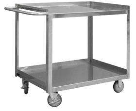 Stainless Steel Shelf Stock Carts - HSRSC1624482FLD5PU