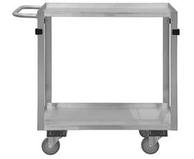 Stainless Steel Shelf Stock Carts - HSRSC2016302ALU4PU