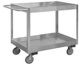 Stainless Steel Shelf Stock Carts - HSRSC31618302ALU5PUS