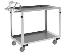 Stainless Steel Shelf Stock Carts - HSRSCE2022362ALU4PU