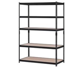 Heavy-Duty Steel Shelving-HUR185PBLK