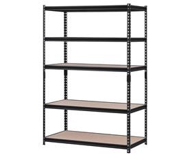Heavy-Duty Steel Shelving-HUR245PBLK