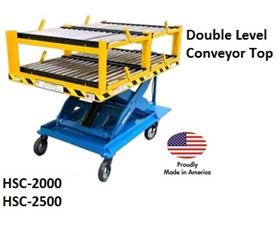 Pony Express Heavy-Duty Motorized Scissor-Lift Carts