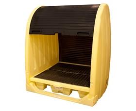 2 & 4 Drum Hardcovers With SpillPallets®-H4064YE