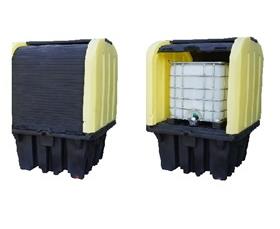 IBC Roll Top Hardcover Spill Pallet-H4070YED