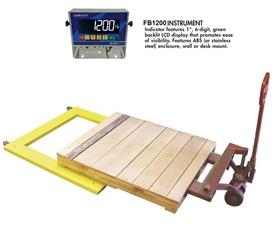 Portable Pallet Floor Scale W/Wheel-HSB10928