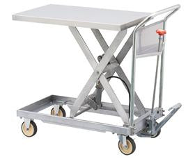 HLH Stainless Steel Hydraulic Lift Carts