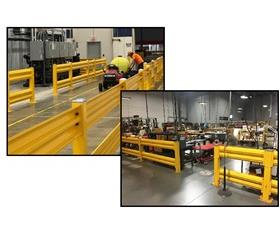 Warehouse Safety Guard Rail System-HHGR4