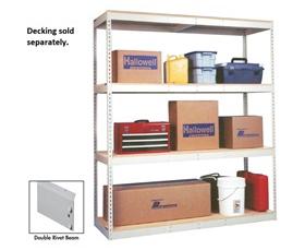 Hallowell Rivetwell™ Shelving With Double Rivet Beam-HDRHC9636844A