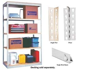 Hallowell Rivetwell™ Shelving With Single Rivet Beam-HSRS3618847SP