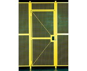 High Security Wire Partition System: Hinge Doors