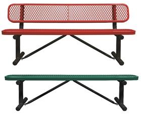 Expanded Metal Benches-HB6WBIG
