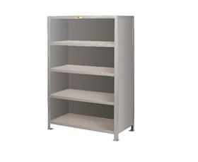 All-Welded Heavy-Duty Steel Closed Shelving