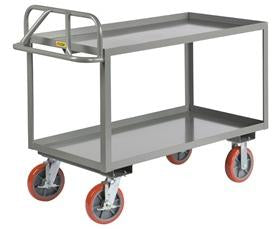 All-Welded Ergonomic Shelf Truck-HERG24488PYBK