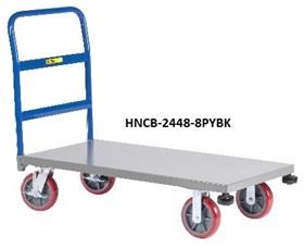 All-Welded Platform Truck With Corner Bumpers-HNCB24608PYBK