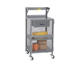 All Welded Shop Desk-HPSX24363RBKDR