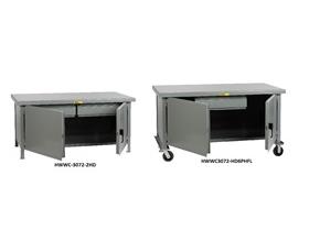 All-Welded Cabinet Workbenches - Heavy-Duty-HWWC36726PHFL