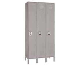 Single Tier Steel Lockers-H50423SUGRAY