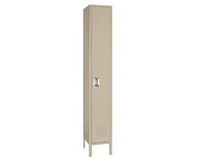 Single Tier Steel Lockers-H5062SUPUTTY