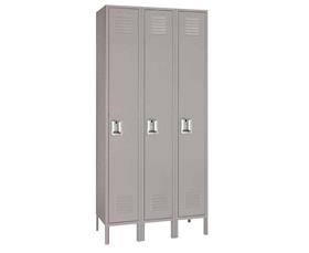 Single Tier Steel Lockers-H50623GRAY