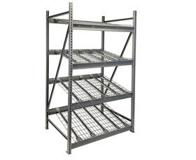 Gravity Flow Rack- Heavy-Duty - Built With Bulk Storage Rack - HBGF483684