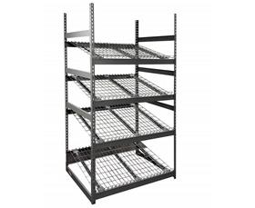 Gravity Flow Rack- Standard Duty- Built With Rivet Rack - HBR483672