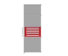 Modular Drawers For 36" Wide Lyon Industrial Clip Shelving - HDDJ115005A