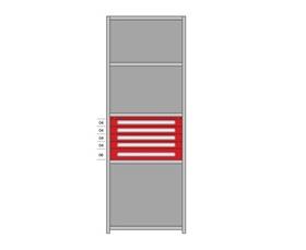 Modular Drawers For 36" Wide Lyon Industrial Clip Shelving - HDDJ115006