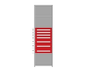 Modular Drawers For 36" Wide Lyon Industrial Clip Shelving - HDDJ115025