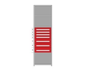 Modular Drawers For 36" Wide Lyon Industrial Clip Shelving - HDDJ115026