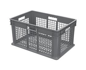 Straight Wall Containers-H37612GRY