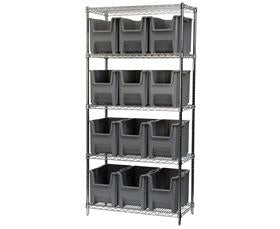 Stak-N-Store Wire Systems-HAWS183613014GRY