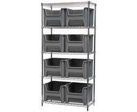 Stak-N-Store Wire Systems-HAWS183613018GRY