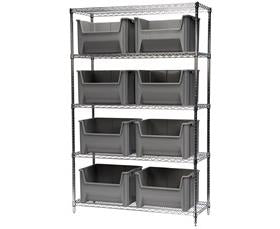 Stak-N-Store Wire Systems-HAWS184813017GRY