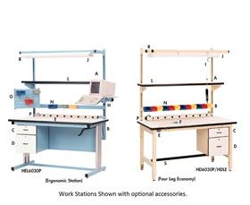 Ergonomic Base Work Stations