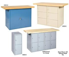 Locker & Cabinet Benches-H101CCP