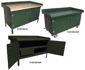 Enclosed Cabinet Workbench-H12052932DR