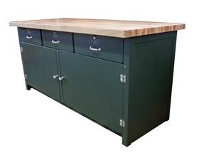 Three Drawer Cabinet Workbench-H16363034