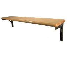 Wall Mounted Locker Room Bench - 334-H33410