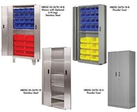 Heavy Duty Bi-Fold Door Storage Cabinets