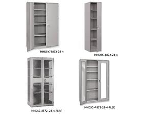 Extra Heavy Duty Storage Cabinets - 1,500 Lb. Capacity Per Shelf-HHDSC4884194LPLEX