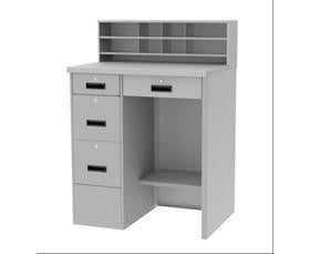 Heavy Duty/Extra Heavy Duty Filing Cabinet Desks-HLFCD2839CL