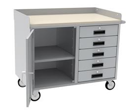 Heavy Duty Mobile Cabinet Workbenches-HLPC425