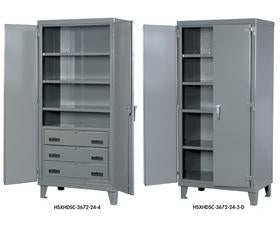 Super Extra Heavy Duty Storage Cabinets - 2,000 Lb. Capacity Per Shelf